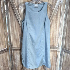 Chalet Et Ceci Aines Linen Tunic/Dress Style #P33068 in Ash Grey